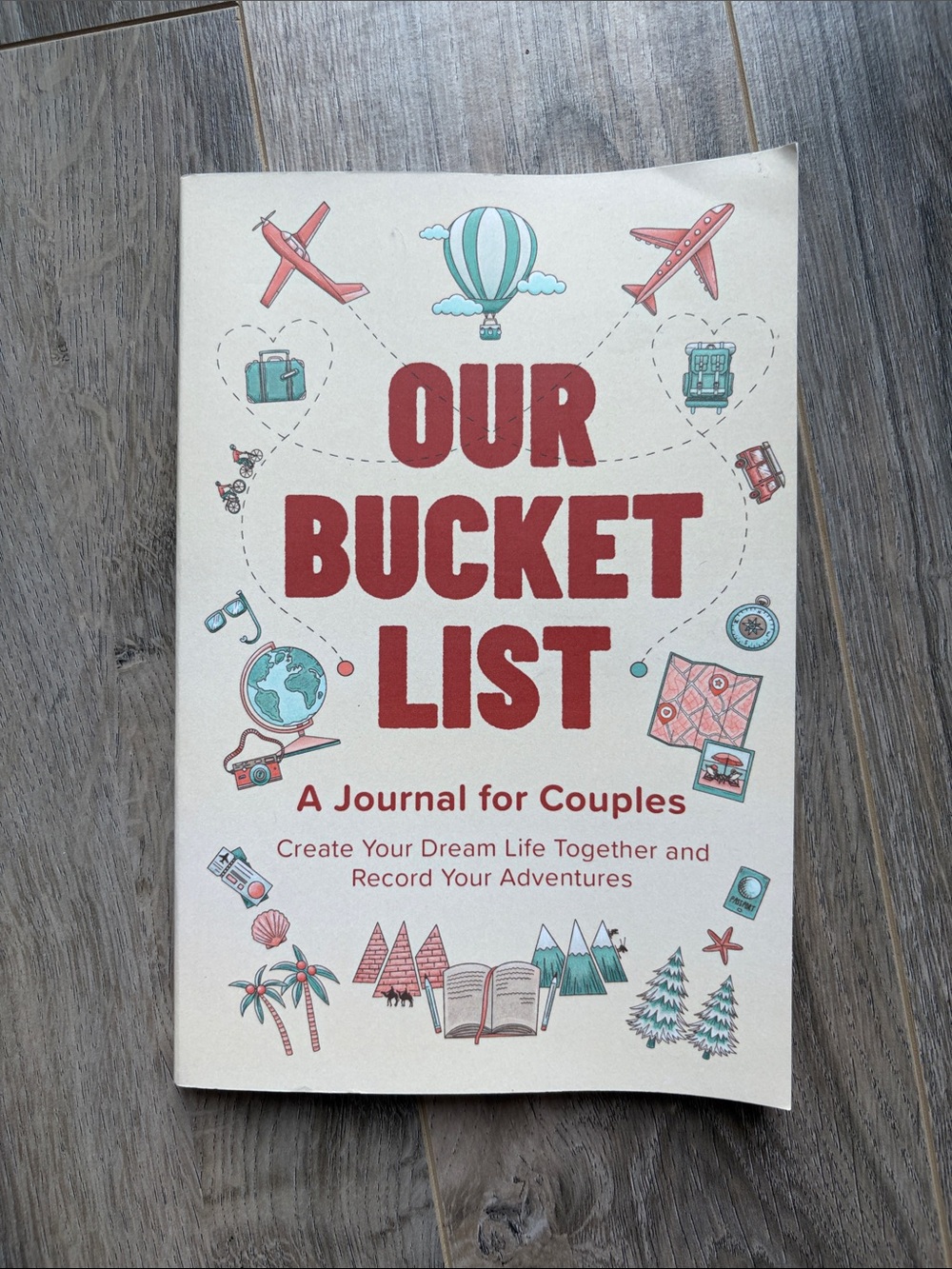 NWT "Our Bucket List" Journal